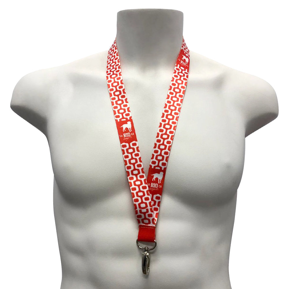 CA-RIO-CA LANYARD Black, Blue, Red And White - Key Holder