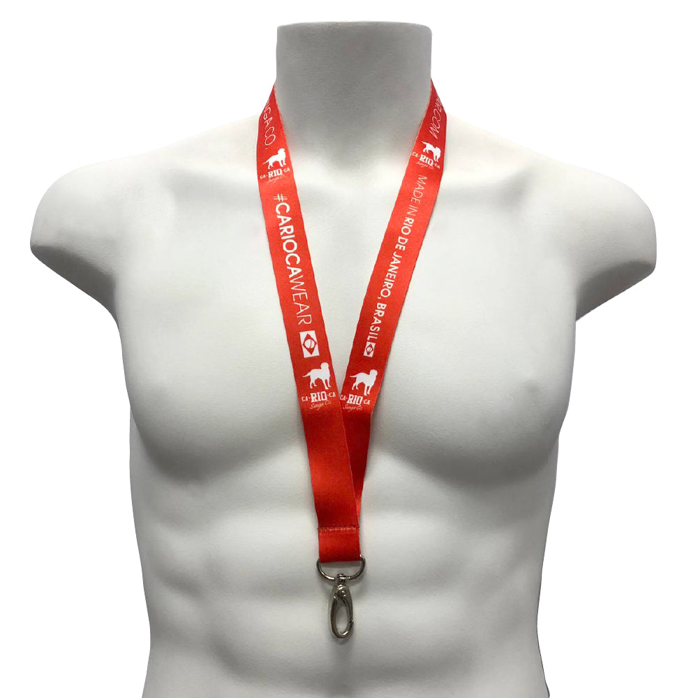 CA-RIO-CA LANYARD Black, Blue, Red And White - Key Holder