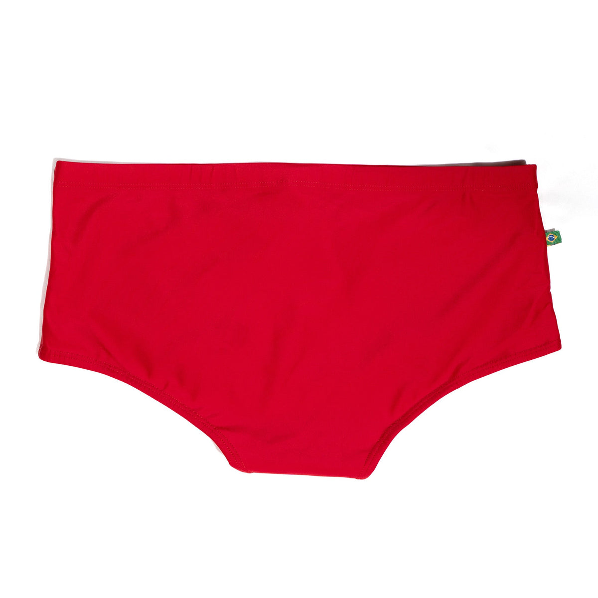 Traditional Square Solids Cut Sunga - Male Bathing Suit
