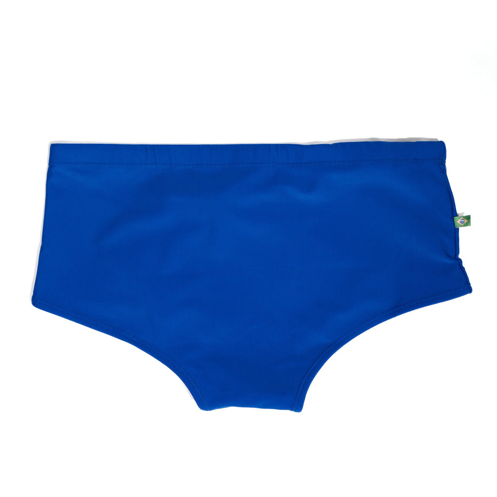 Traditional Square Solids Cut Sunga - Male Bathing Suit