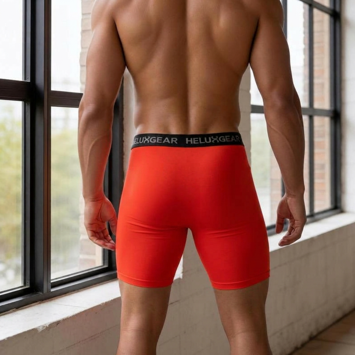 Helux Gear Microfiber Boxer Brief 2nd Edition - Red