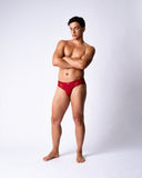 TEAMM8 Romeo Sheer Bikini Brief - Cherry