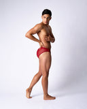 TEAMM8 Romeo Sheer Bikini Brief - Cherry