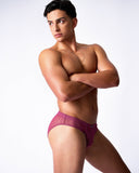 TEAMM8 Romeo Sheer Bikini Brief - Cherry
