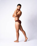 TEAMM8 Romeo Sheer Bikini Brief - Cherry