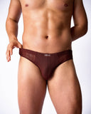 TEAMM8 Romeo Sheer Bikini Brief - Cherry