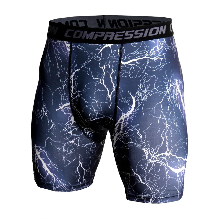 Camo Pixel Compression Shorts