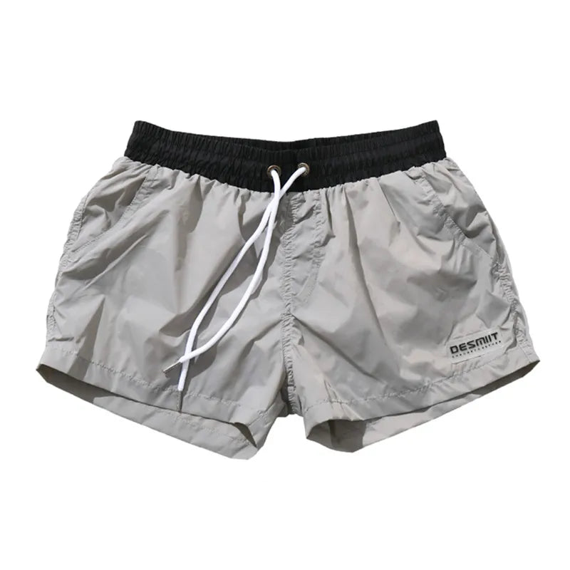 Grayscale Show Swim Trunks