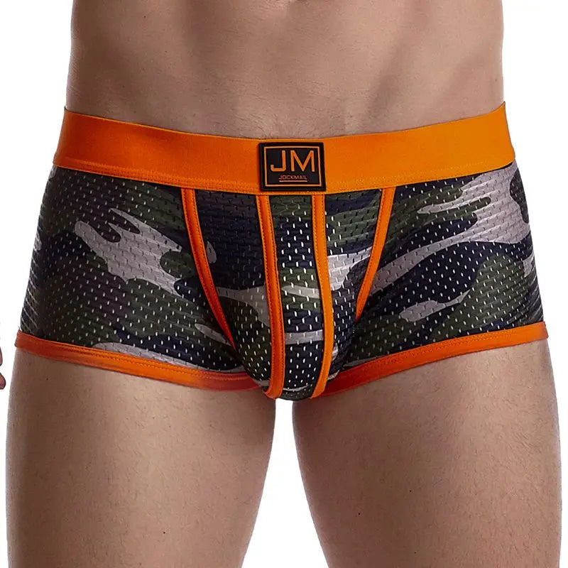Jockmail Camo Mesh Trunks