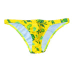 Tropical Flowers Low Cut Swim Brief