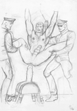Tom of Finland, Untitled, ca 1973 (KAKE: SADIST, Issue 14, Frame 11)