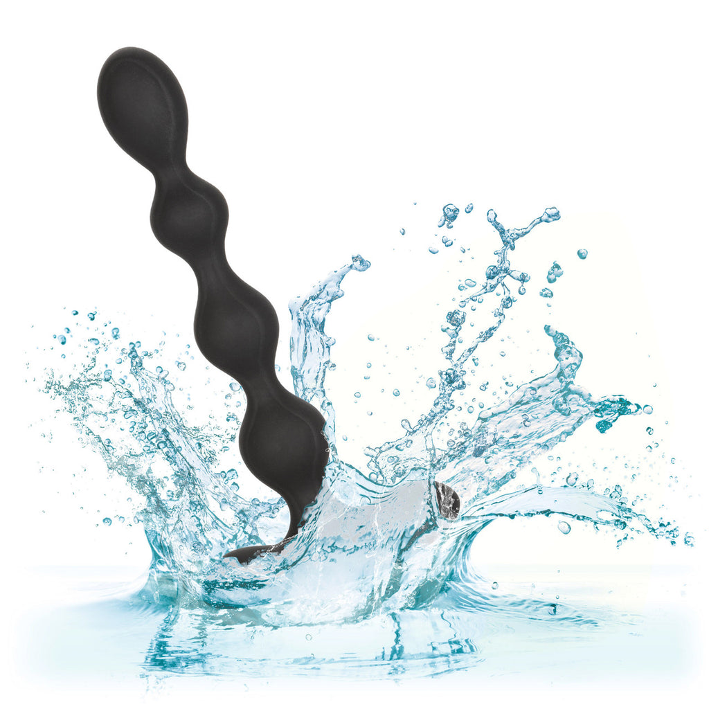 Eclipse Slender Beads Silicone Flexible Rechargeable Anal Beads Probe Waterproof 7in