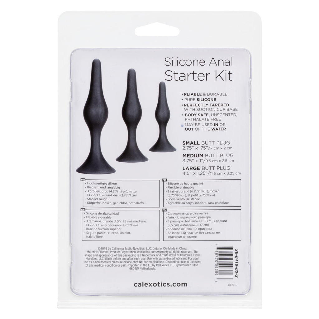 Anal Toys Silicone Anal Starter Kit