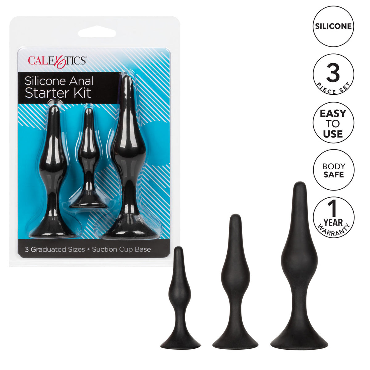 Anal Toys Silicone Anal Starter Kit