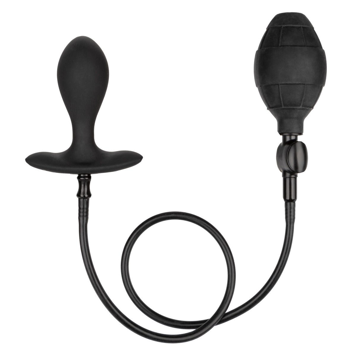Anal Toys Weighted Silicone Inflatable Plug