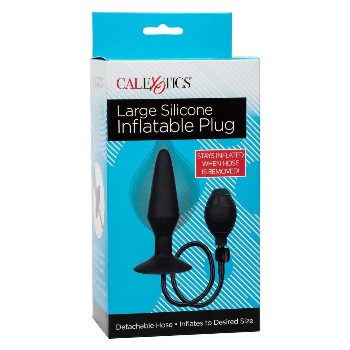 Anal Toys Large Silicone Inflatable Plug