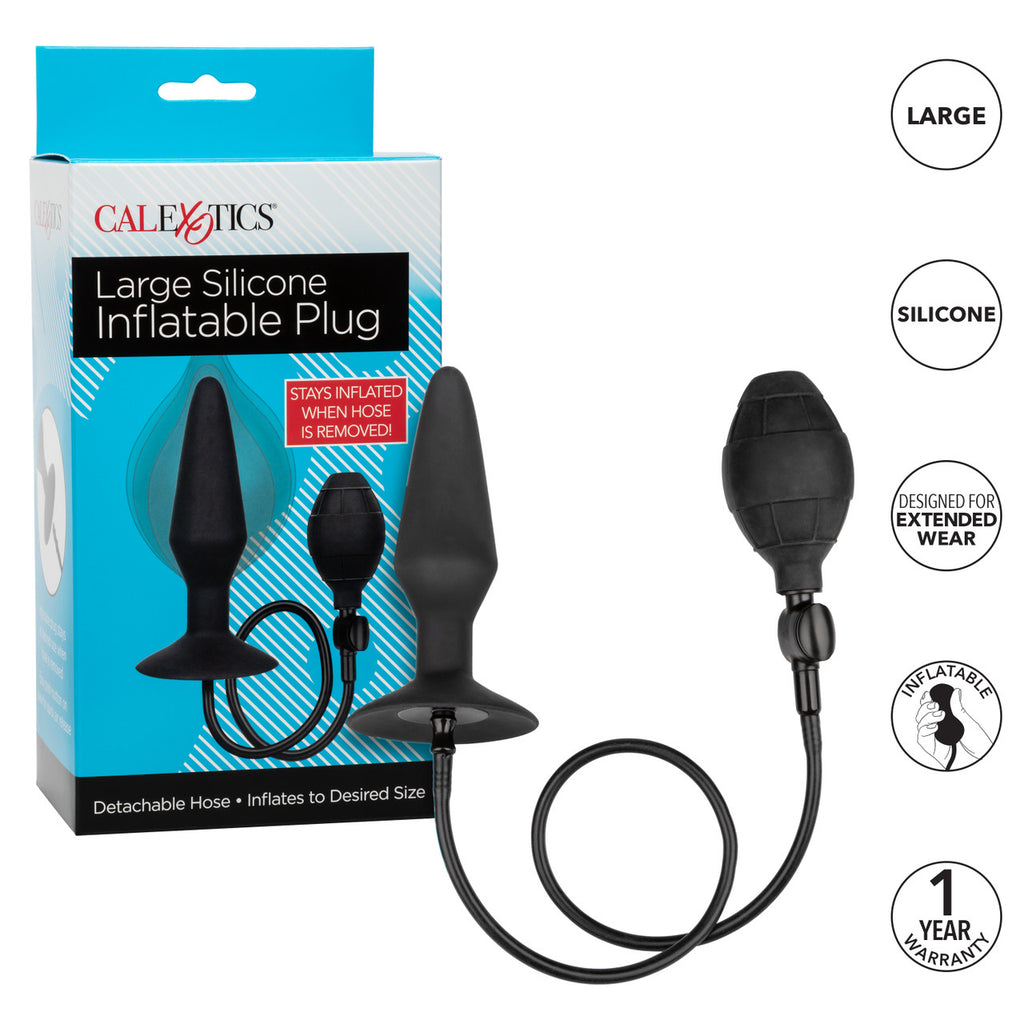 Anal Toys Large Silicone Inflatable Plug
