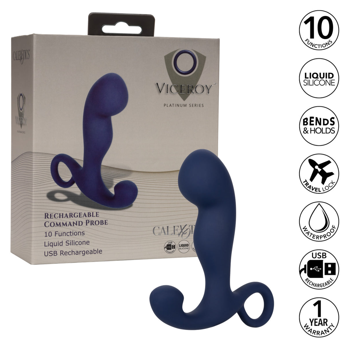 Viceroy Silicone Rechargeable Command Probe