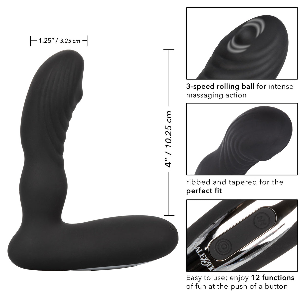 Silicone Wireless Pinpoint Probe Rechargeable Anal Vibrator Waterproof