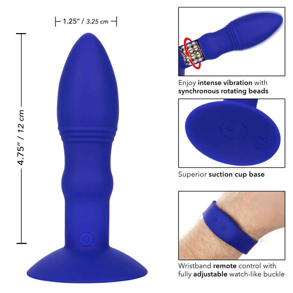 Eclipse Wristband Remote Control Silicone Rechargeable Rimming Probe