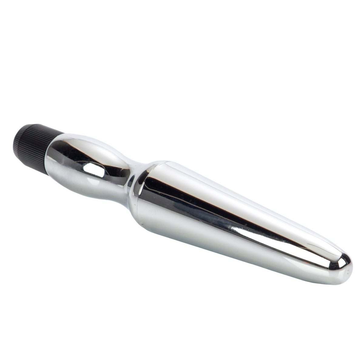 Anal Toys Vibrating Anal Probe Vibrator - Silver