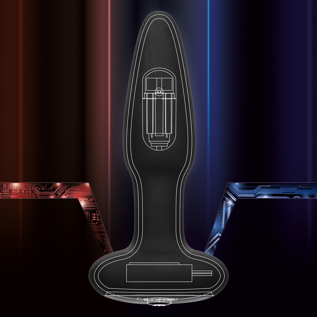 Bionic Pressure Rimming Probe Rechargeable Silicone Anal Stimulator