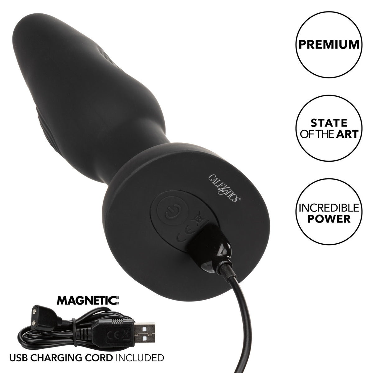 Bionic Dual Pulsating Probe Rechargeable Silicone Anal Stimulator