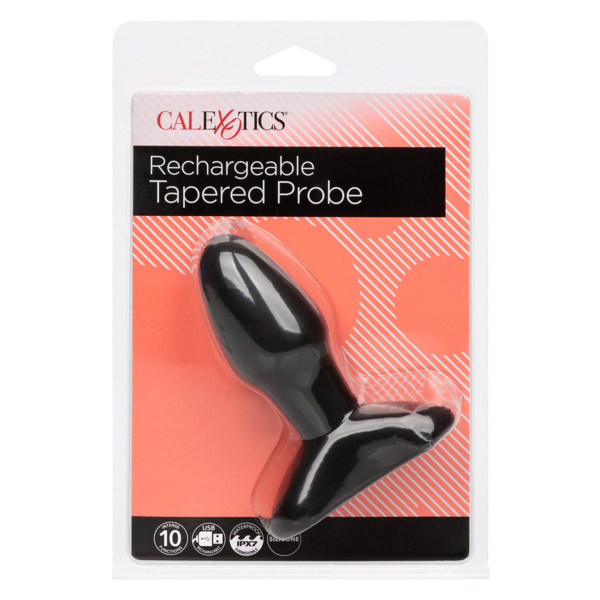 Anal Toys Rechargeable Tapered Probe Silicone Anal Stimulator