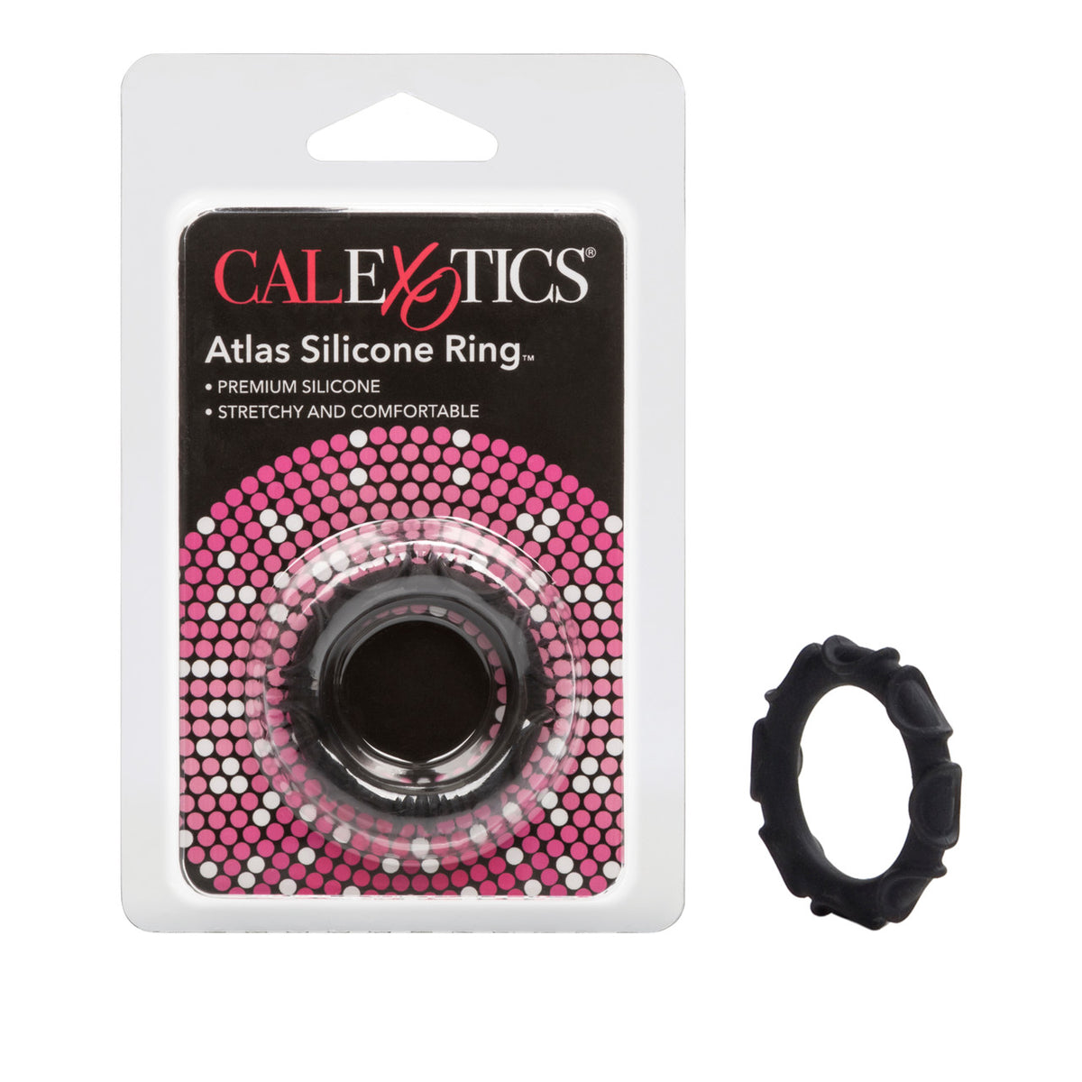 Rings! Atlas Silicone Cock Ring - Black