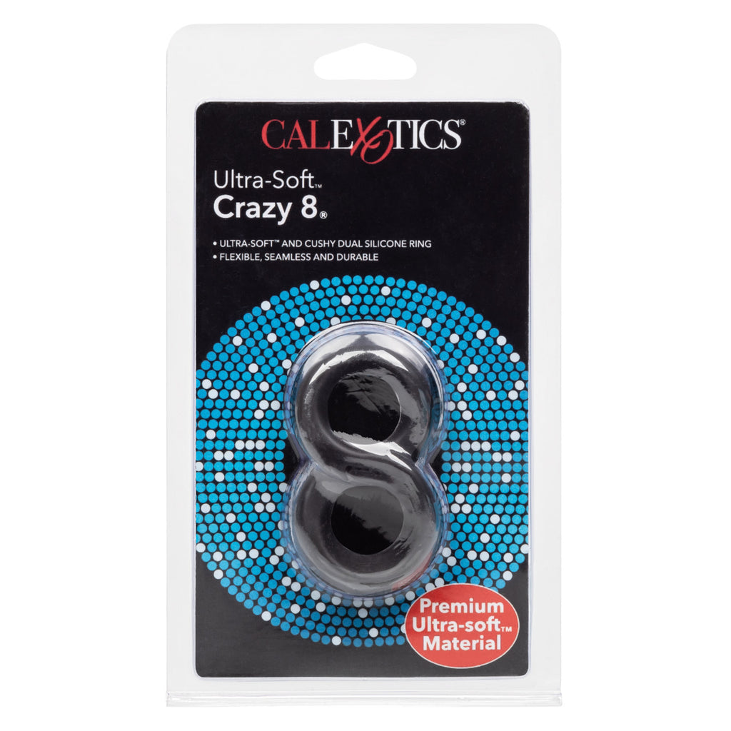 Rings! Ultra-Soft Crazy 8 Dual Silicone Cock Ring