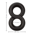 Rings! Ultra-Soft Crazy 8 Dual Silicone Cock Ring