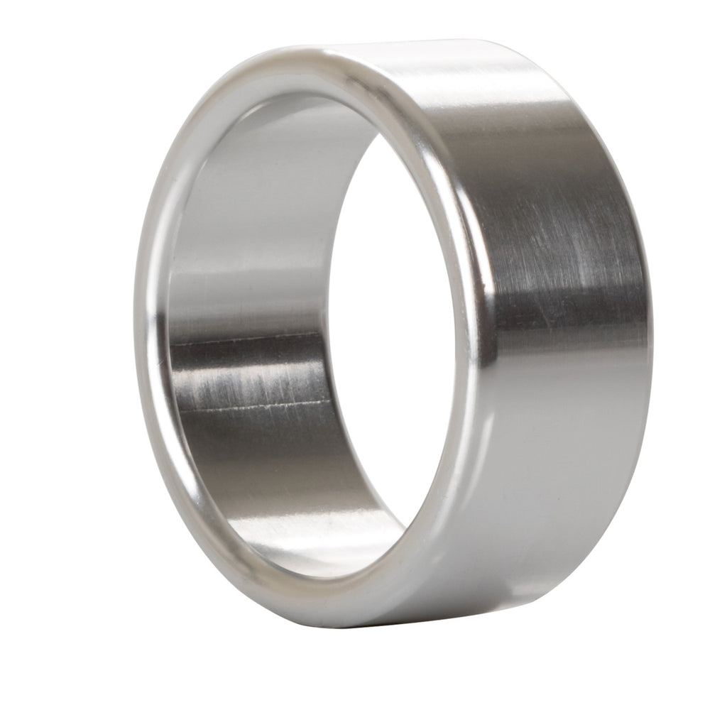 Rings! Alloy Metallic Cock Ring - Medium - 1.5in - Silver