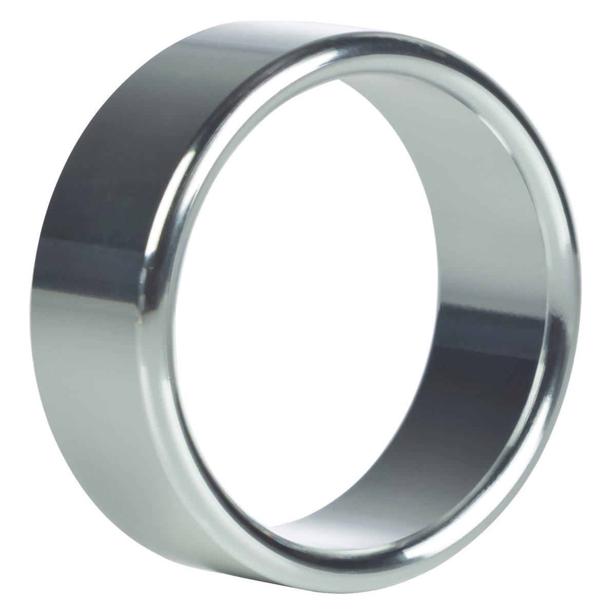 Rings!Alloy Metallic Cock Ring - Large - 1.75in - Silver