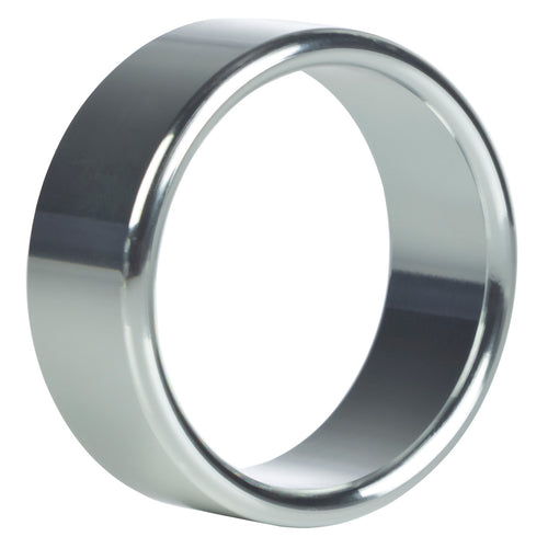 Rings!Alloy Metallic Cock Ring - Large - 1.75in - Silver