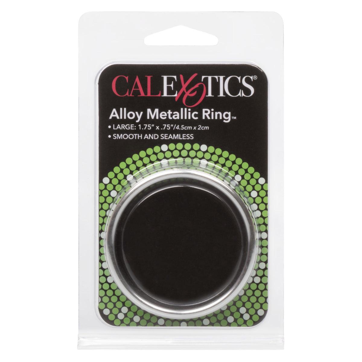 Rings!Alloy Metallic Cock Ring - Large - 1.75in - Silver