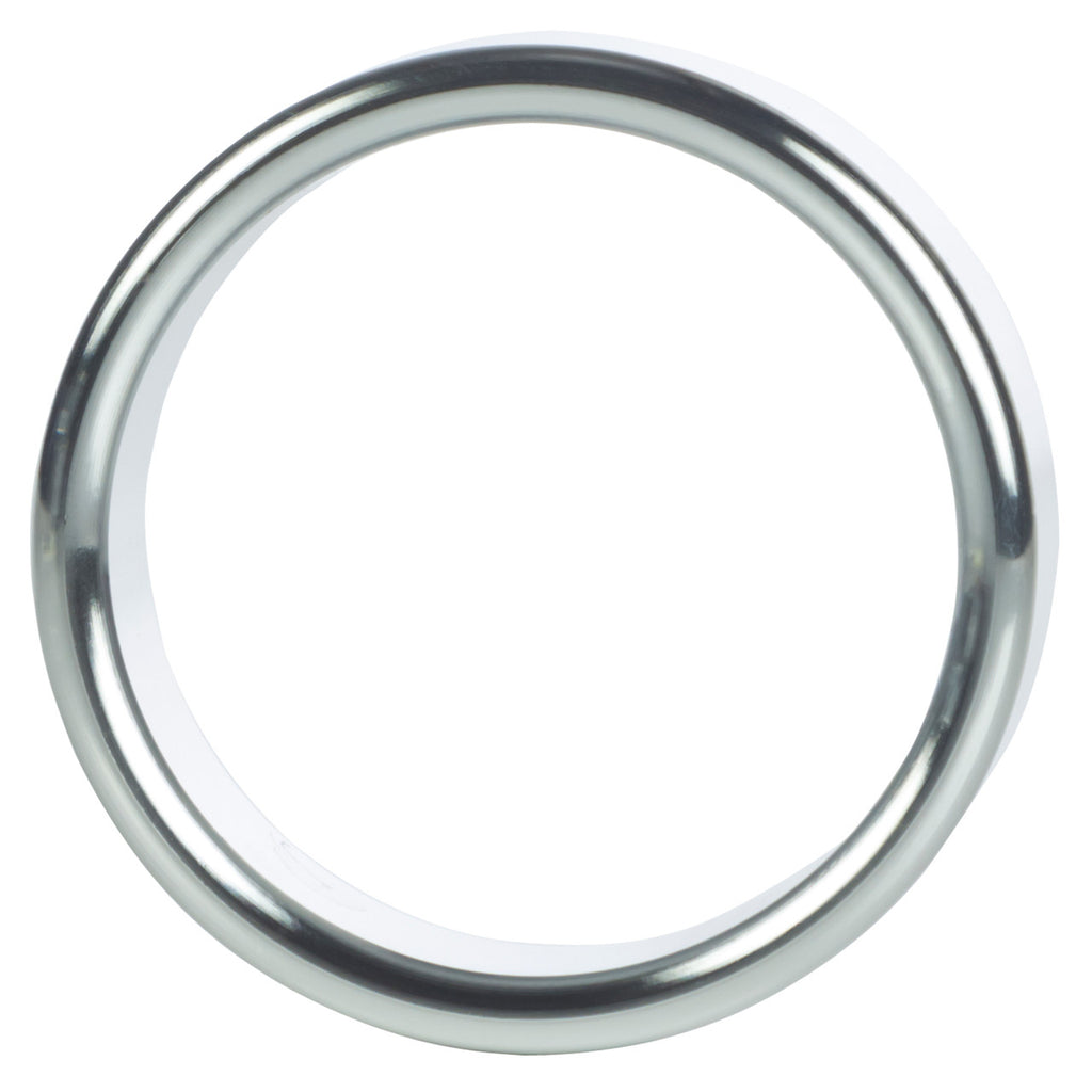 Rings!Alloy Metallic Cock Ring - Large - 1.75in - Silver