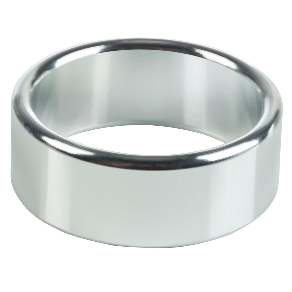 Rings!Alloy Metallic Cock Ring - Large - 1.75in - Silver