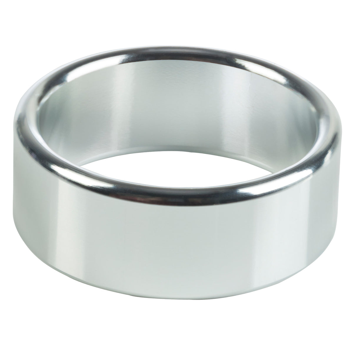 Rings!Alloy Metallic Cock Ring - Large - 1.75in - Silver