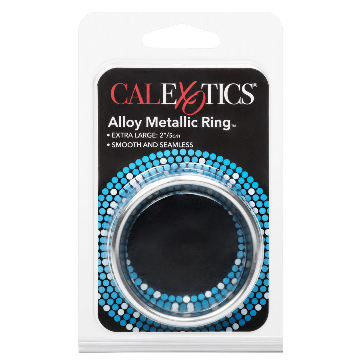 Rings! Alloy Metallic Cock Ring - Extra Large - 2in - Silver