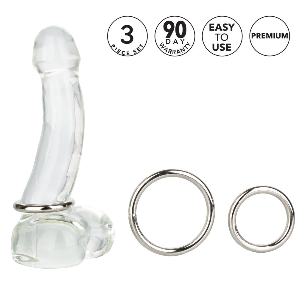 Rings! Silver Cock Rings (3 Piece Set)