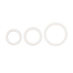 Rings! White Rubber Cock Rings (3 Piece Set)