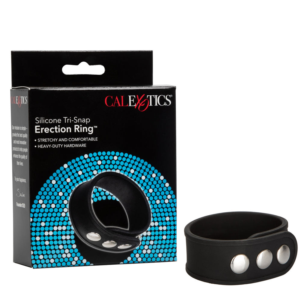 Rings! Silicone Tri-Snap Erection Cock Ring