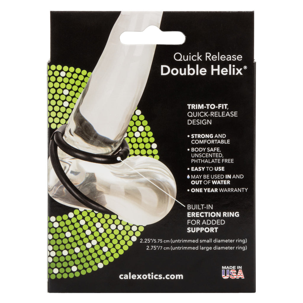 Rings! Quick Release Double Helix Cock Ring