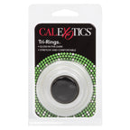 Rings! Tri Rings Cock Ring Set (3 Piece Set) - GLOW IN THE DARK