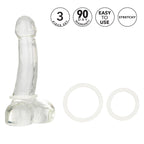 Rings! Tri Rings Cock Ring Set (3 Piece Set) - GLOW IN THE DARK