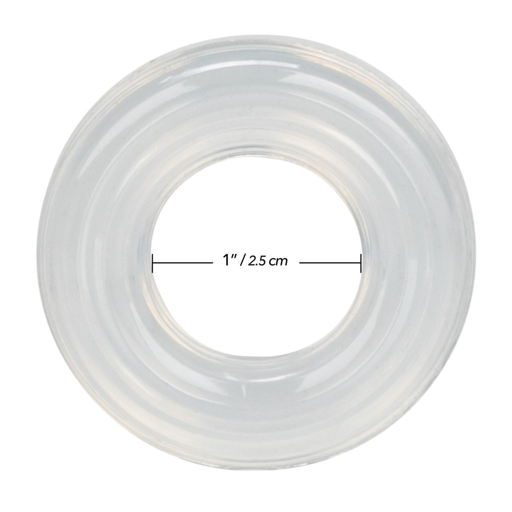 Rings! Premium Silicone Cock Ring - Large - Clear