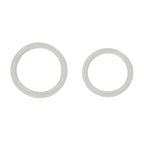 Rings! Silicone Rings Cock Rings - Clear - 2 Per Set