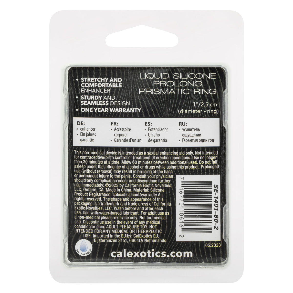 Alpha Liquid Silicone Prolong Presmatic Cock Ring