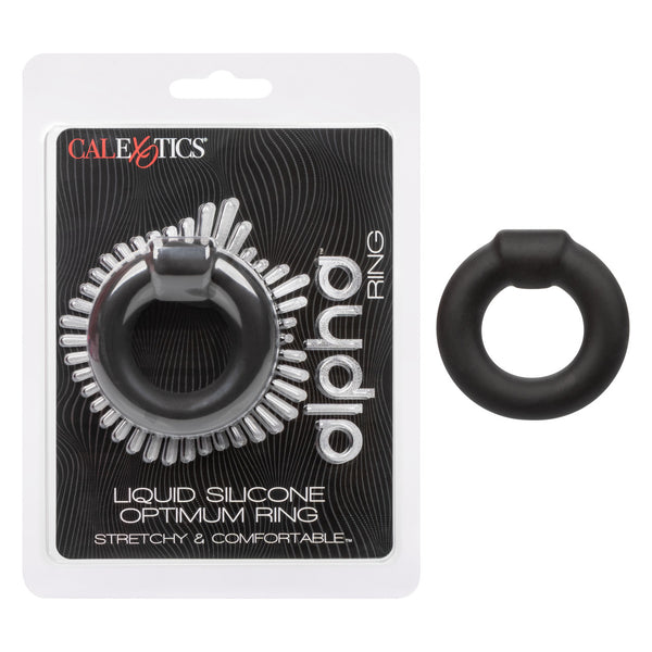 Alpha Liquid Silicone Optimum Ring - Black