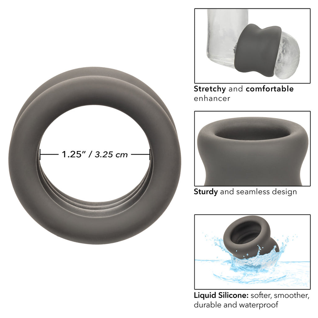 Alpha Liquid Silicone Ball Stretcher - Gray